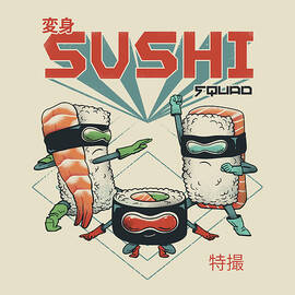 Sushi Squad by Vincent Trinidad