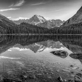Swiftcurrent Lake in Glacier National Park  by Harriet Feagin