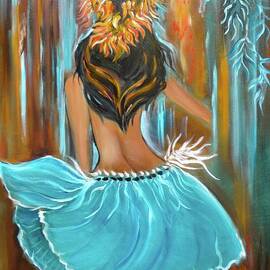 Swingin Hula Girl by Jenny Lee