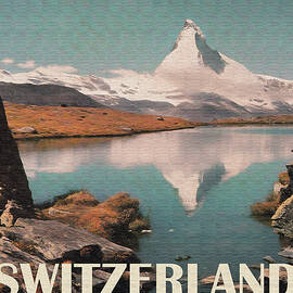 Switzerland, Zermatt, Water Reflections