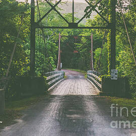 Sylamore Swinging Bridge by Scott Pellegrin