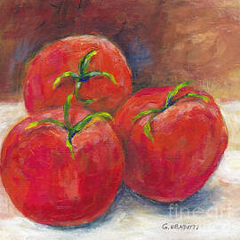 Tasty Fresh Tomatoes Still Life by Grace Venditti