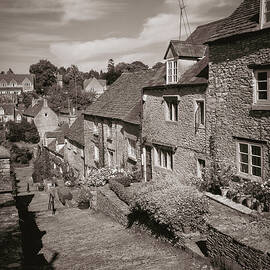 Tetbury. Chipping Steps in summer sunshine. by Seeables Visual Arts