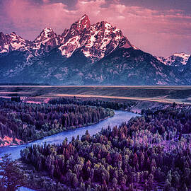 Teton Mountains 1983 by Mike Penney