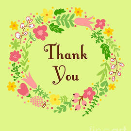 thank you sign by Madame Memento