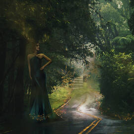 The Antlered One at the Bend in the World by W Craig Photography