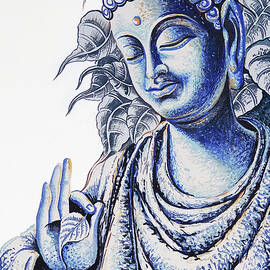 The Blue Buddha's Meditation by Asp Arts