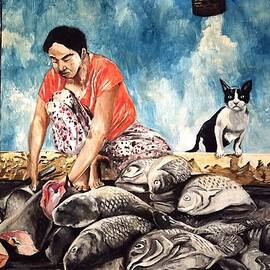 The Cat Fish Market by Hong