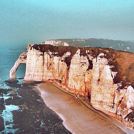 The Cliffs at Deauville 2 by Susan Maxwell Schmidt