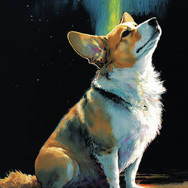 The Corgi Dog - Composition 001 by Aryu