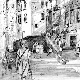 The French Plaza by P Anthony Visco