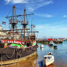 The Golden Hind, Brixham Harbour by Paul Thompson
