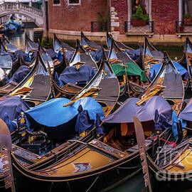 The Gondolas of Venice by RAW Photography by Richard Wade