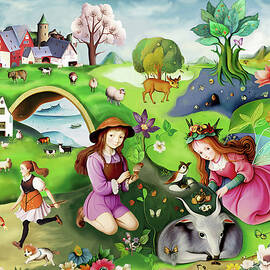 The Happy Little Farm-Series of Surrealistic Images by Grace Iradian