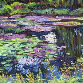 The Impressionist's Water Garden by David Lloyd Glover