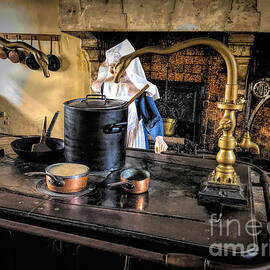 The Kitchen at Hospices de Beaune by Luther Fine Art