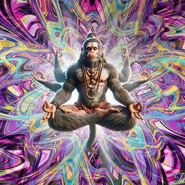 Divine Resonance - Hanumans Cosmic Meditation by Patrick Zion
