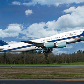 The New VC-25 Air Force One by Custom Aviation Art