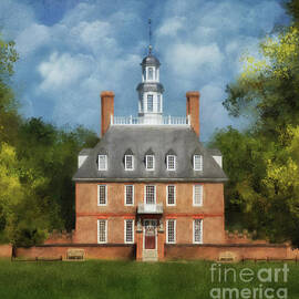 The Palace At Colonial Williamsburg by Lois Bryan