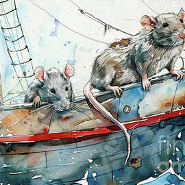 The Rats are Leaving the Sinking Ship by Jutta Maria Pusl