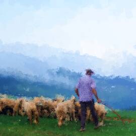 The Sheep And The Shepherd by Armin Sabanovic