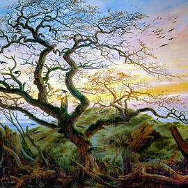 The Tree of Crows Raven Tree by Caspar David Friedrich 1822 by Caspar david Friedrich