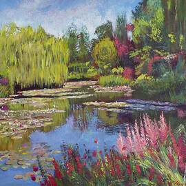  The Warmth Of Monet's Garden by David Lloyd Glover