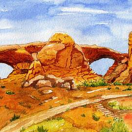 The Windows, Arches National Park, Utah by Margaret Bucklew