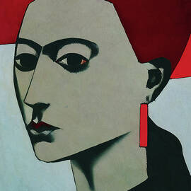 The woman with the pronounced face by Jan Keteleer