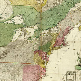 Theatre of War in North America 1755 by Vintage Maps