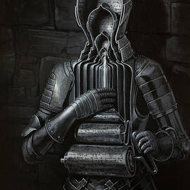 There is a silver coil around my heart  by Adrian Borda