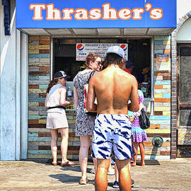 Thrasher's - Reoboth Beach, D E Boardwalk           by Allen Beatty