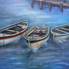 Three Boats by Loretta Luglio