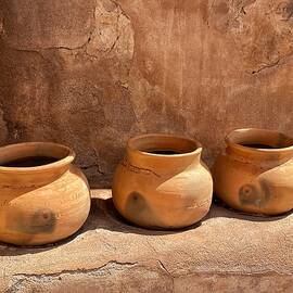 Three Storage Pots by Jerry Abbott