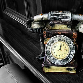 Time for a Call in Selective Colour by Nicola Nobile