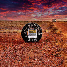 To Arkaringa Station at Sunset by Lexa Harpell