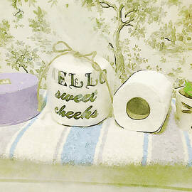 Toilet Rolls in the Powder Room  by Shelli Fitzpatrick