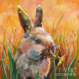 Toot Your Own Horn - Bunny by Annie Troe