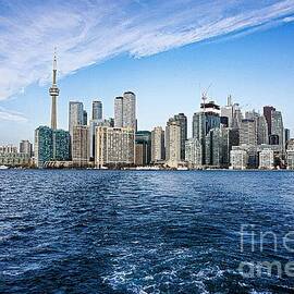Toronto Morning Skyline Realistic by Maria Faria Rodrigues