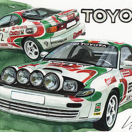 Toyota Celica rallye by Yoshiharu Miyakawa