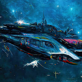 Traveling at the speed of light, 01 by AM FineArtPrints