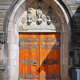 Trinity Church Door by Tru Waters