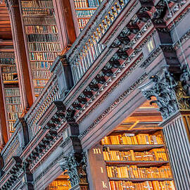 Trinity college library Dublin Triptych part 3 by Delphimages Photo Creations