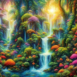 Tropical Rainforest Paradise by Pat Goltz
