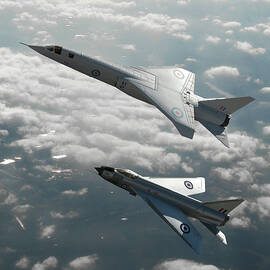 TSR.2 Advanced Bomber and Lightning Interceptor by Erik Simonsen