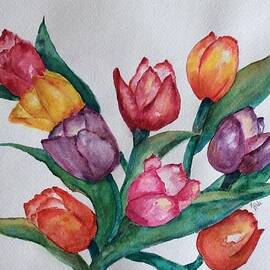 Tulips in Spring by Nancy Rabe