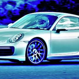 Turbo Porsche Recolored  by Neil R Finlay