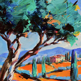 Tuscan Village Arbor by Elise Palmigiani
