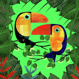 Two Toucans  by Andrew Hitchen