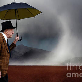 Umbrella Man Carries On by Bob Christopher